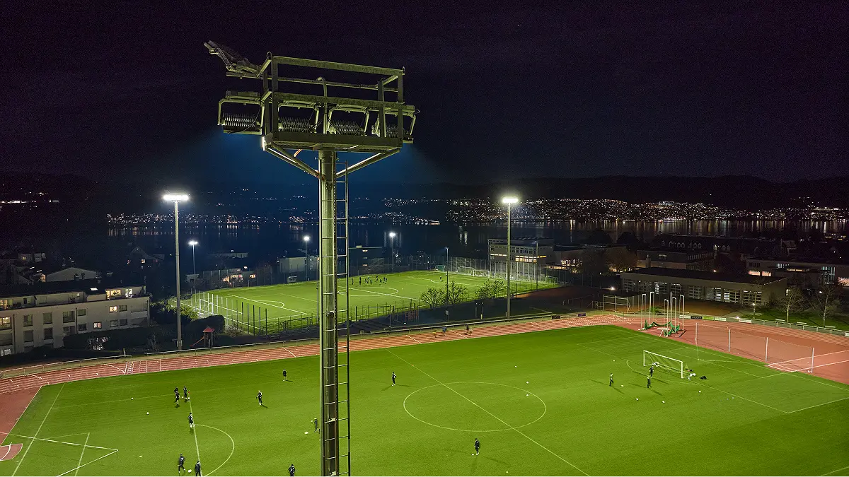 Beleuchtungssanierung der Sportanlage Meilen